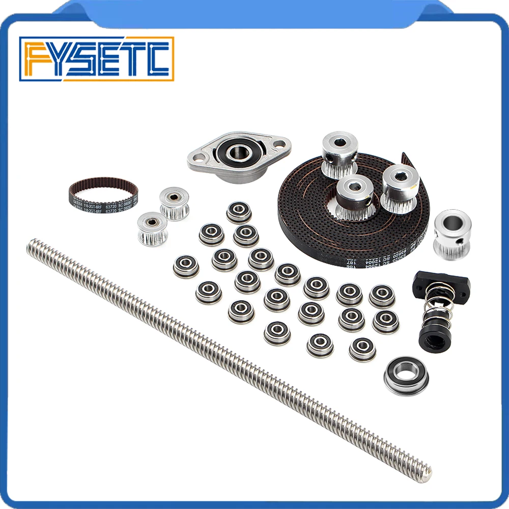 

FYSETC Voron V0 3d printer motion parts Gates belt lead screws GT2 20T pulleys idlers bearings