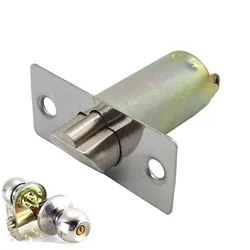 Universal Single Lockbody tongue latch 50mm Hole pitch Zinc Alloy Round Ball Door Knob Body Lock Core Lockcase repair Fittings