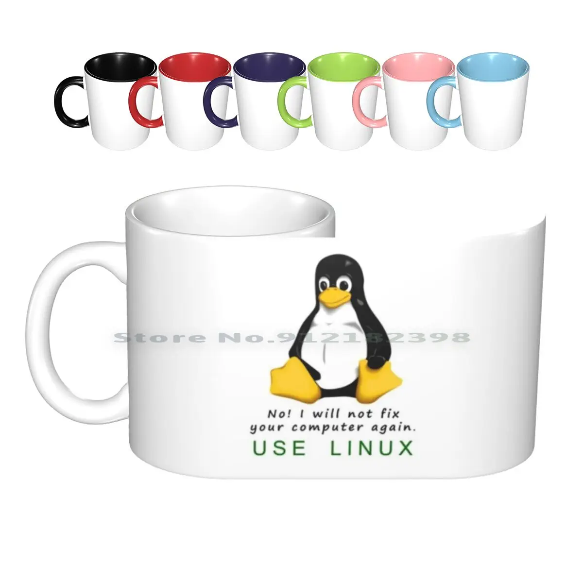 Why the No! I Will Not Fix Your Computer Again. Use Linux Ceramic Mug is the Ultimate Tech Enthusiast's Essential