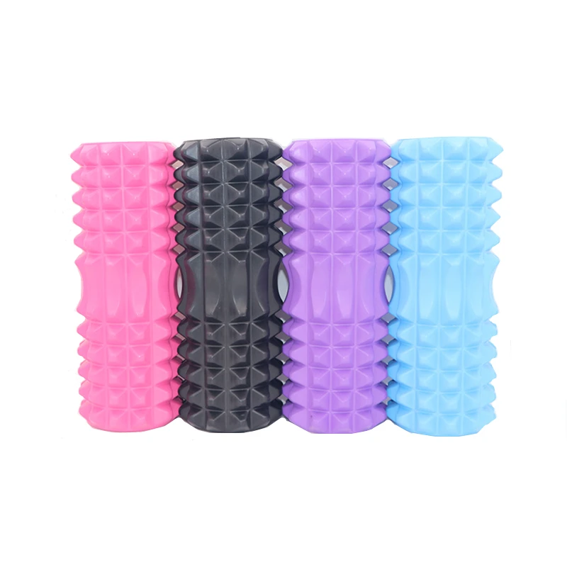 33cm Yoga Column Gym Fitness Foam Roller Pilates Relaxation Muscle Massage Stick Exercise Back Soft Yoga Block