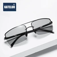 KATELUO-gafas de sol para hombre, lentes de visión nocturna y diurna, polarizadas, UV400, fotocromáticas, antideslumbrantes, V1912