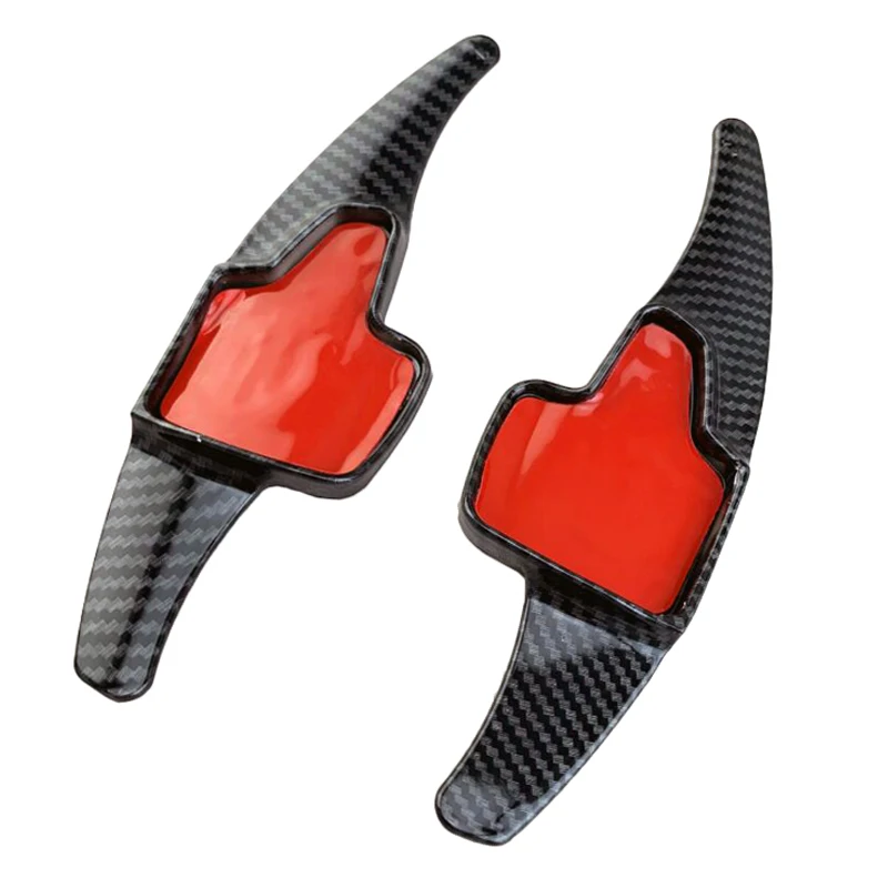 

ABS Carbon Fiber Steering Wheel Shift Paddle Shifter Extension Shape For Ford Focus Kuga EcoSport Interior Auto Car-styling