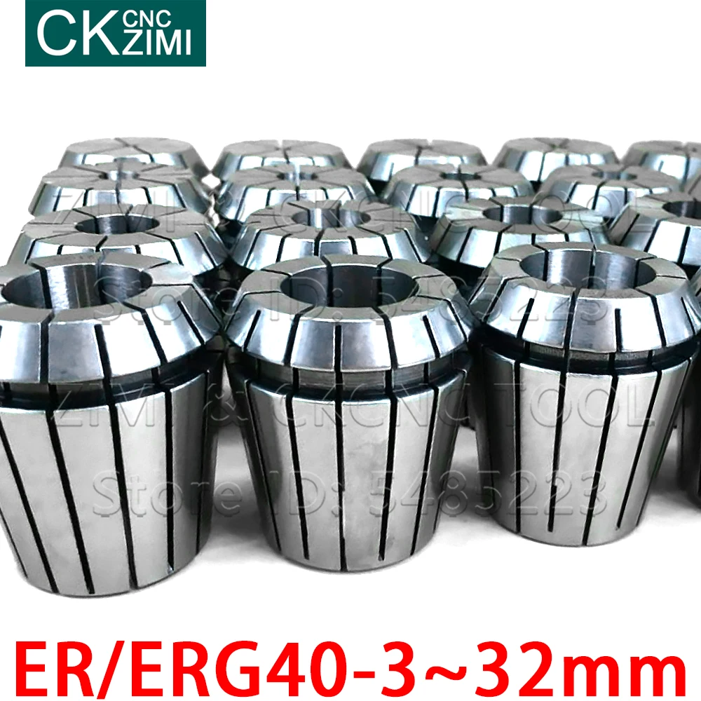 ER40 ERG40 3 مللي متر-32 مللي متر الربيع كوليت تشاك الحنفية Collets التنصت تشاك الصنابير CNC طحن أدوات حامل النقش آلة المغزل موتور