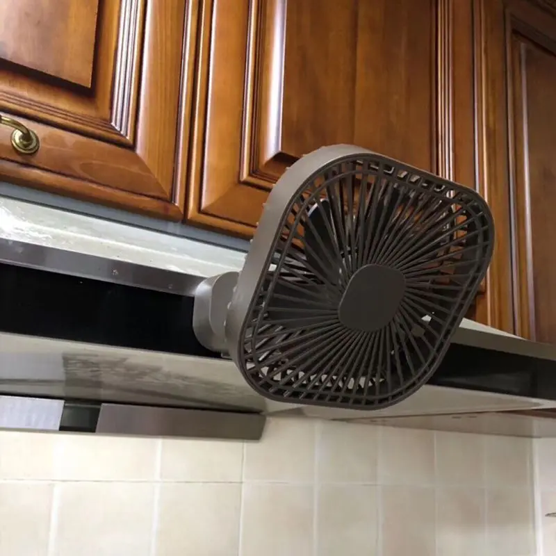 Magnetische Usb Ventilator Usb Of Aa Batterij Aangedreven Bureau Ventilator Met 3 Speed Timing Functie K1AA