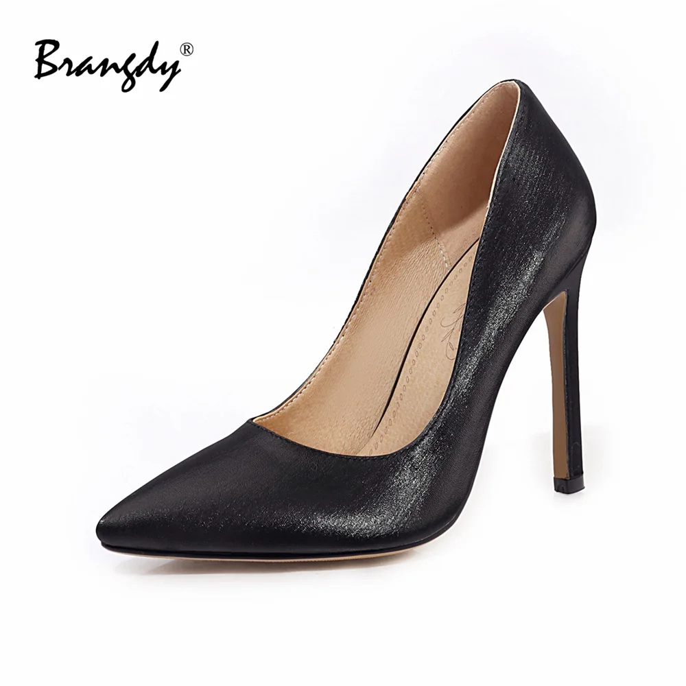 

Brangdy Sexy Women Thin Heels Pumps Fashion Satin High Heels Shoes Pointed Toe Women Wedding Shoes Ladies Stiletto Women Heels