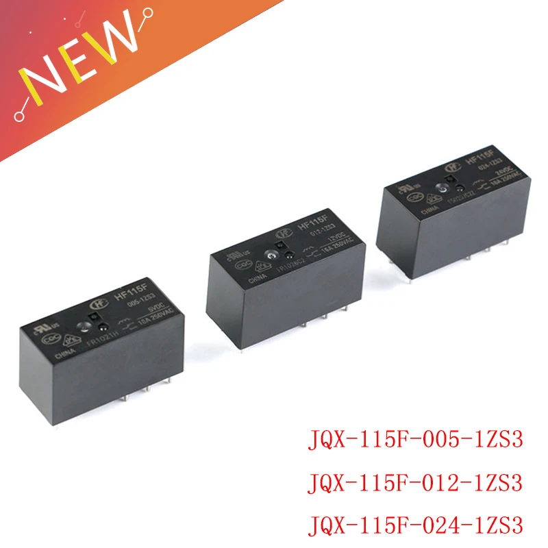 Relays JQX-115F-005-1ZS3 JQX-115F-012-1ZS3 JQX-115F-024-1ZS3 16A 8PIN A Set of Conversions