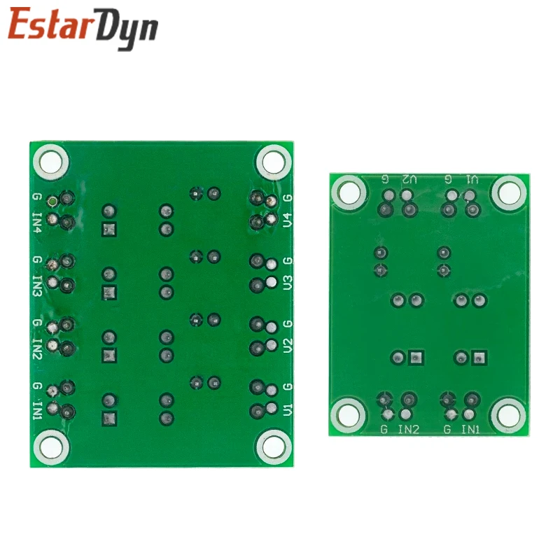 PC817 2 4 Channel Optocoupler Isolation Board Voltage Converter Adapter 3.3V to 5V Module 3.6-30V Driver Photoelectric Isolated