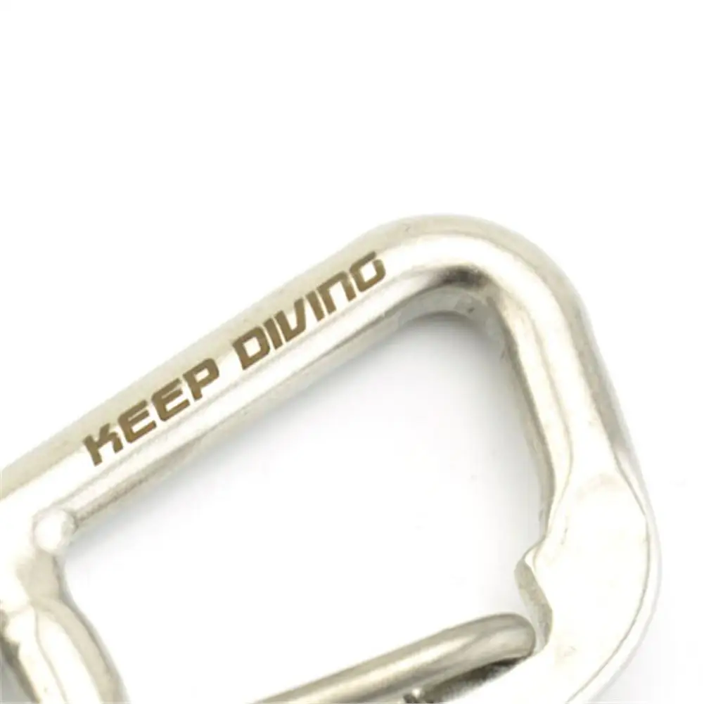 316 Stainless Steel Simple Hook Safety Hook Carabiner Diving Buckle Durable Clip Hook Bolt Snap Scuba Diving Buckle Accessories