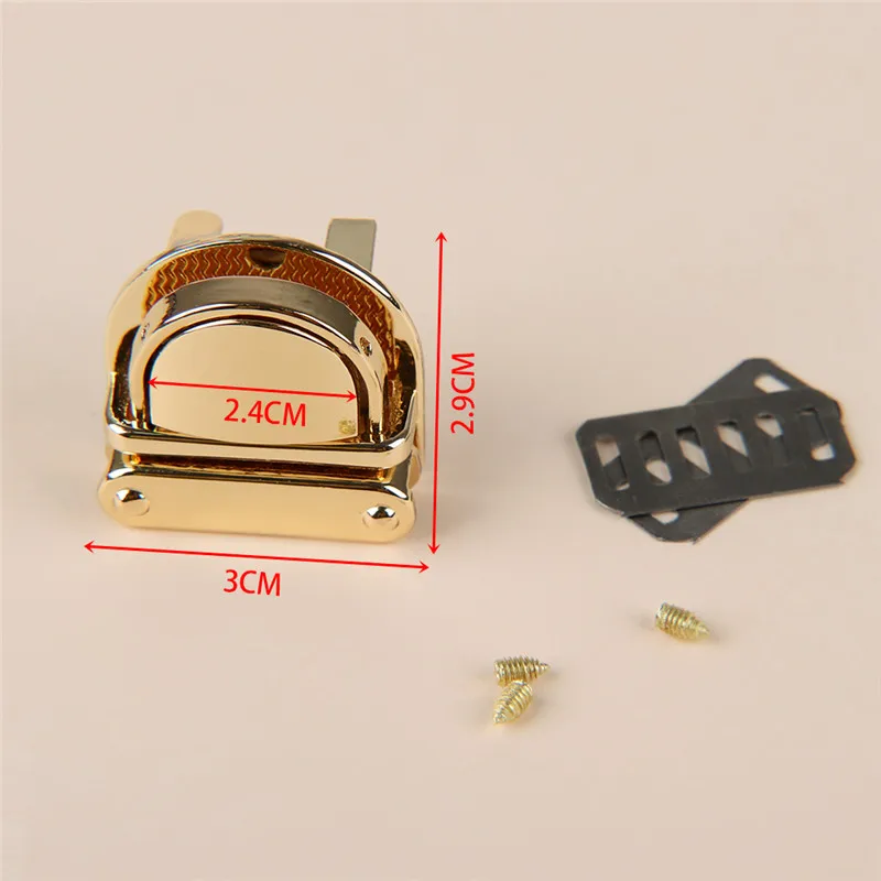 

Metal Clasp Turn Lock Twist Lock 3 cm Handmade Bag Accessories For DIY Craft Bag