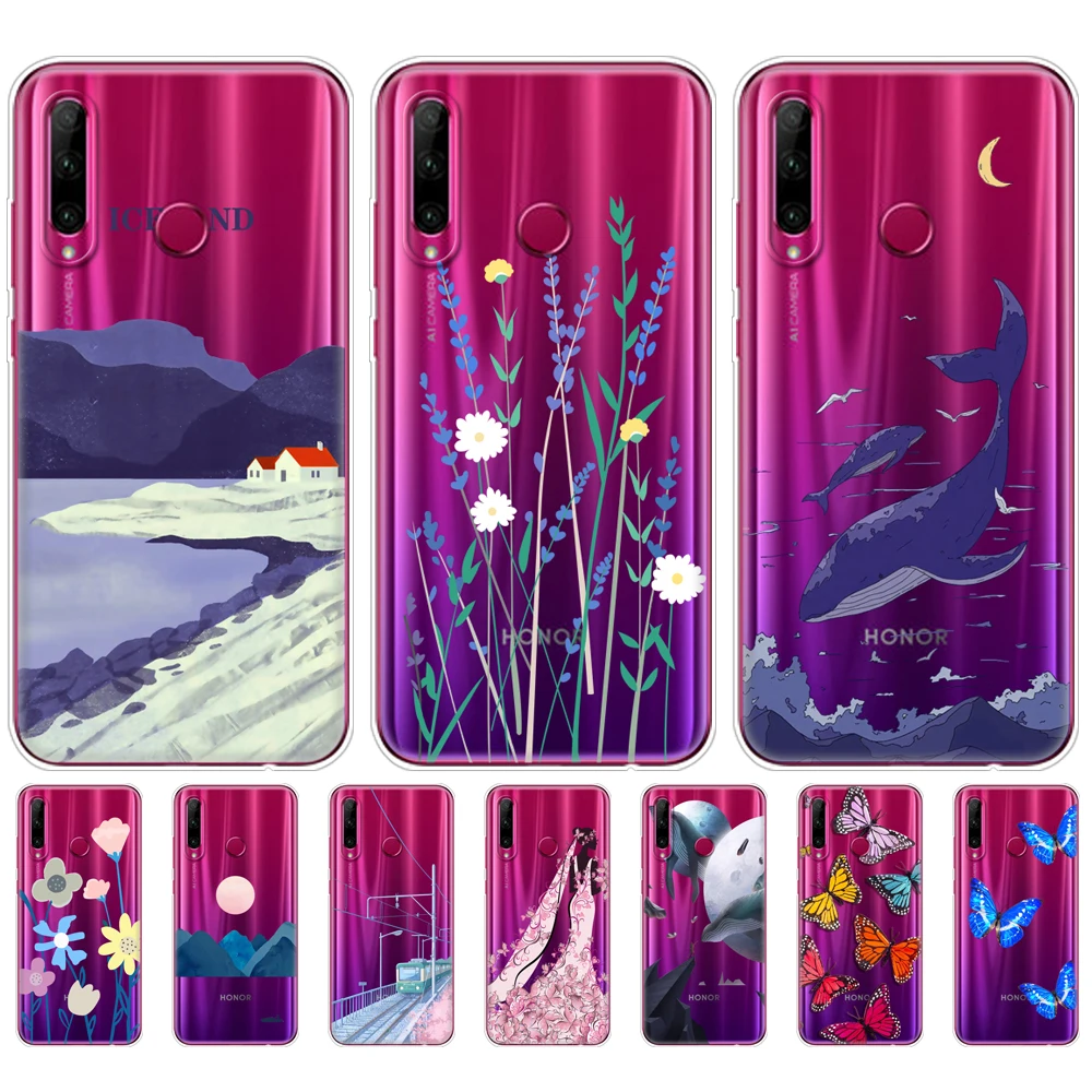 for Honor 10i Case For Silicon tpu Phone Back Cover Case For Huawei Honor 10i HRY-LX1T Honor10i 10 i Case 6.21 inch Bumper Funda