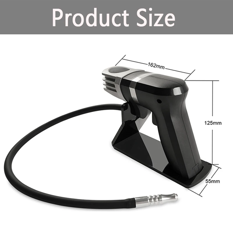 Yumyth-ポータブルハンドヘルド禁煙ガン、食品、ドリンク、カクテル、コールドスモークジェネレーター、キッチンクッキングツール、t286