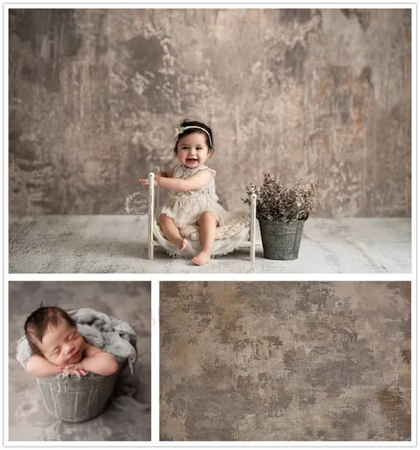 Retro Brick Wall Photography Backdrops Grunge Cement Peeling Brick Photo Background for Studio Newborns Baby Portraits Photocall