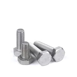 10PCS UNC 1/4-20 3/8-16 Hex Socket Head Stainless Steel Bolt Screw 3/8-3 Inch Length for Durable Fastening