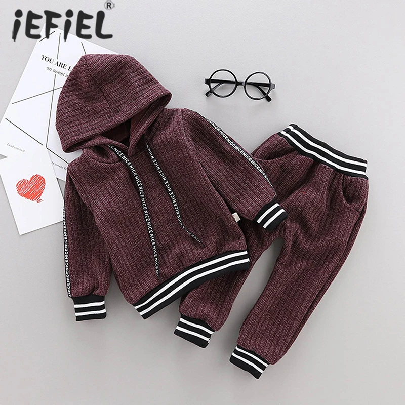 

Infant Baby Clothing 2021 Spring Clothes For Newborn Baby Boy Set Hoodie Sweatshirt Top+Pants 2pcs Outfit Kids Costume Baby Suit