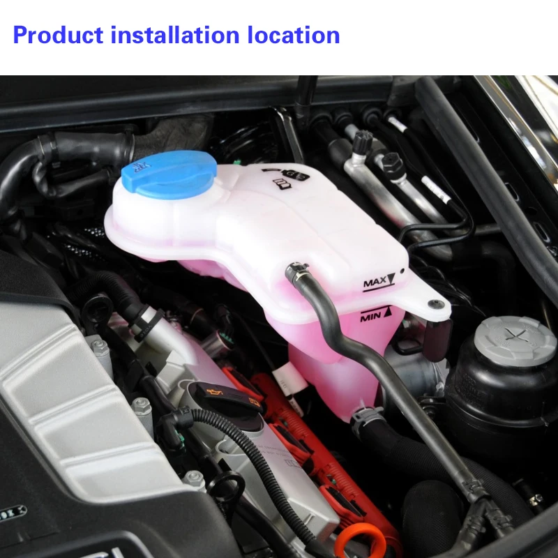 4F0121403N for Audi A6 C6 2005-2011 Antifreeze Water Supply Kettle Auxiliary Water Tank Cooling Liquid Expansion Kettle