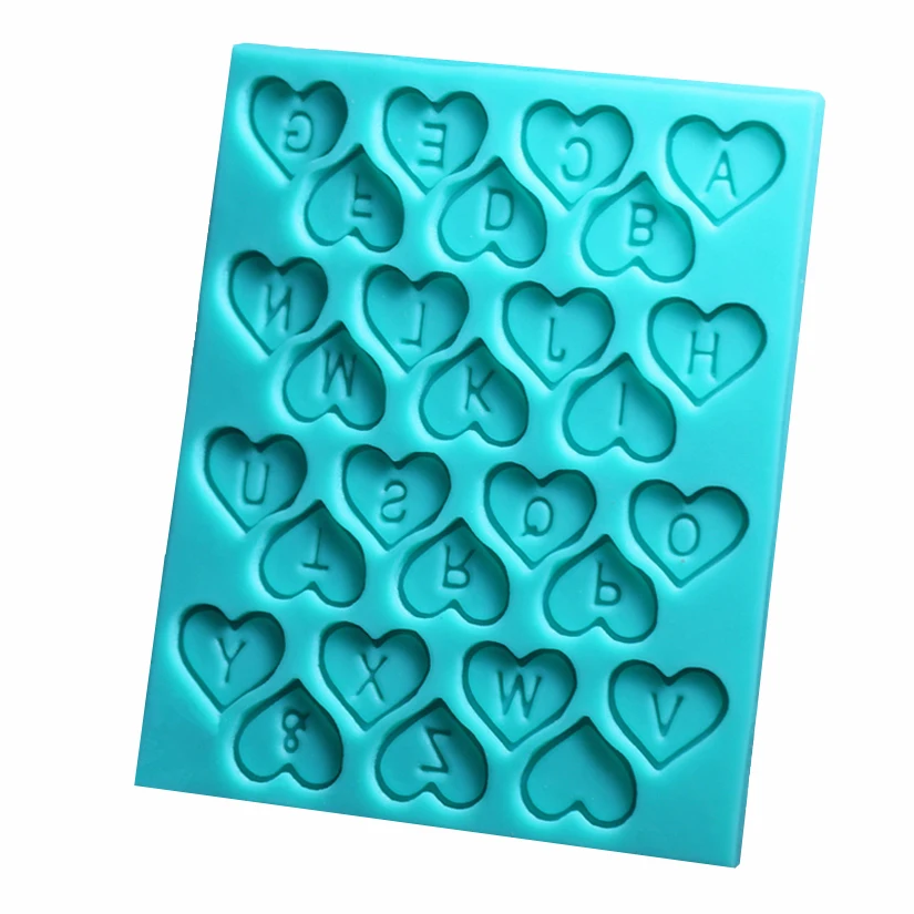 Love Capital Letter Silicone Mold Fondant Cake Decorating Tools Baking Mold