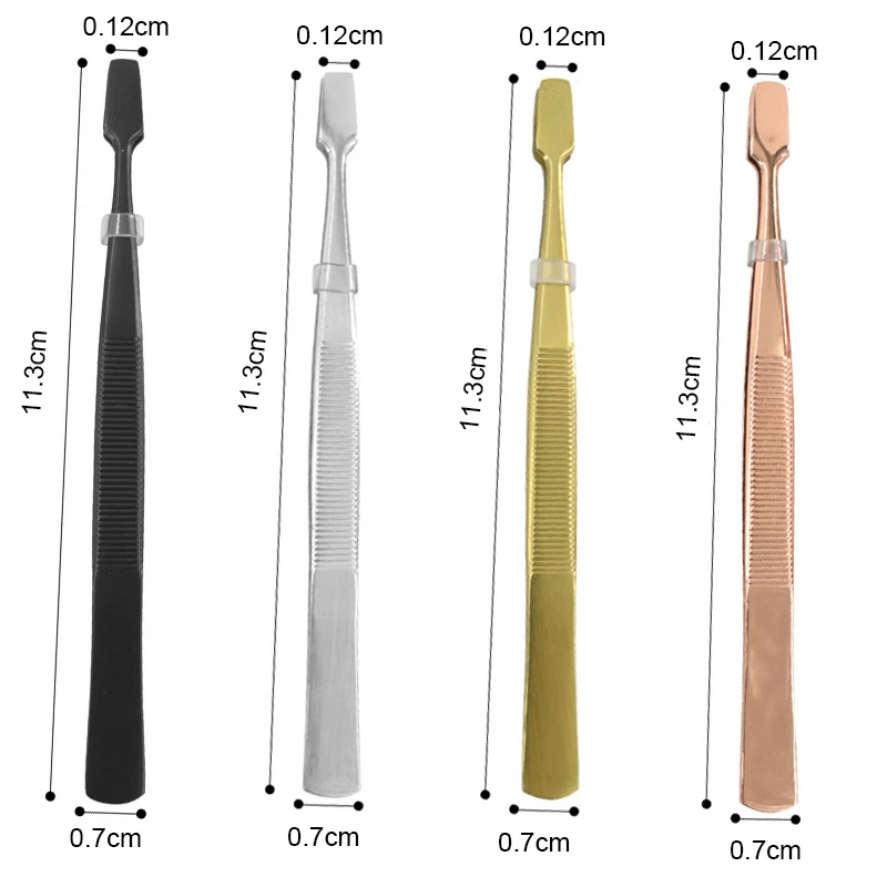 전문가용 스테인리스 스틸 속눈썹 핀셋, 속눈썹 연장 용품, 메이크업 도구, 눈썹 핀셋