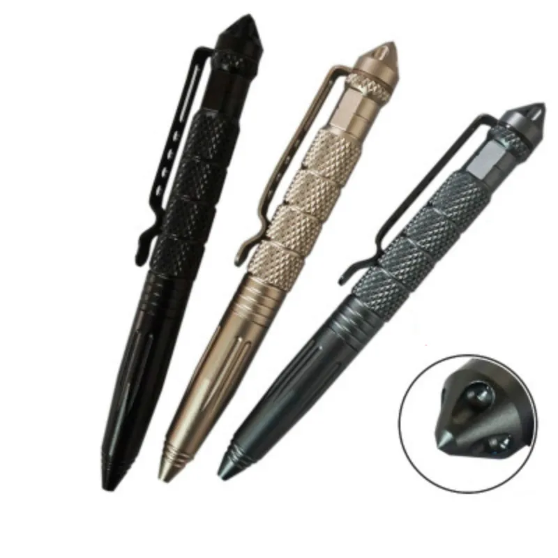 1pc High Quality defence personal Tactical Pen Self Defense Pen Tool Multipurpose Aviation Aluminum Anti-skid Portable