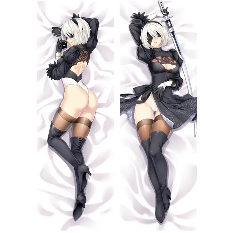 

Anime PSP Game NieR:Automata YoRHa No. 2 Type B 2B Dakimakura Body Pillow Case 18r Girl Bed Decor SleepHugging Pillowcase Gifts