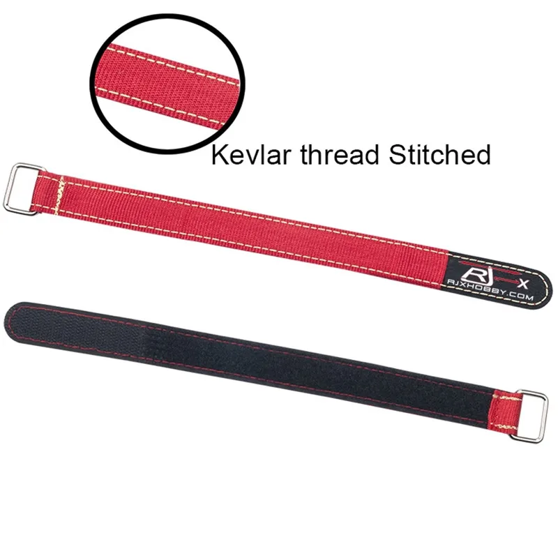 Kevlar Strap w Metal Buckle Lipo Battery Straps 2Pack Width 20mm Length 150/180/200/210/220/225/230/250/300/350/400mm