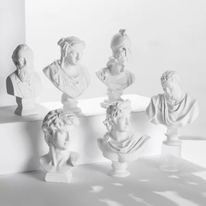 Nordic Style Miniatur Plester Patung Dada Mitologi Yunani Patung Terkenal Patung Desktop Ornamen Dekorasi Rumah Menggambar Praktek 12 penjualan terbaik patung mr darcy - №
