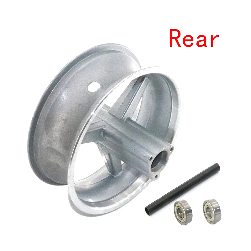 110/50-6.5 and 90/65-6.5 front and rear Hubpocket bike Aluminum Wheel for pocket bike 47cc 49cc