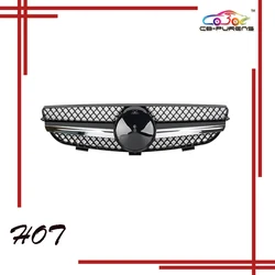 2003 2004 2005 2006 2007 2008 2009 For Mercedes Benz CLK Class W209 SL Style Grill ABS Plastic Front Bumper Racing Grille