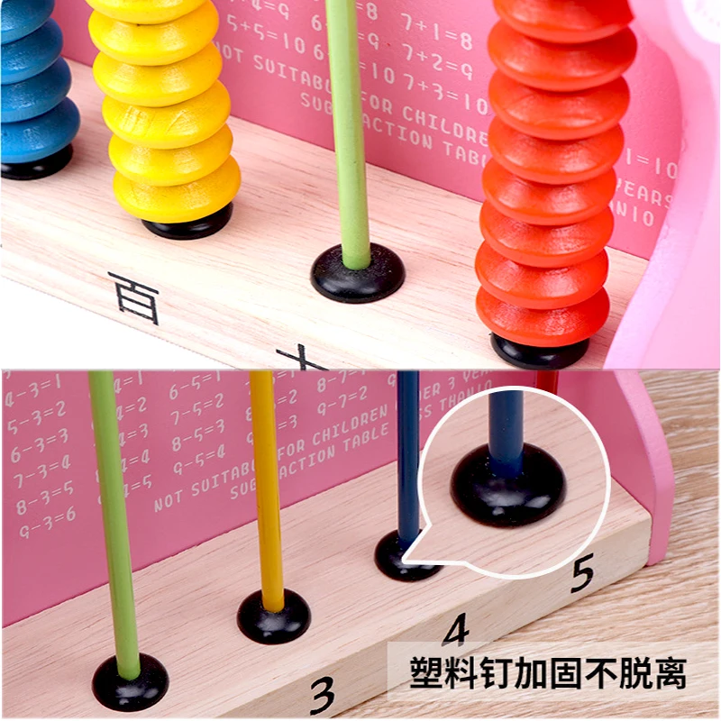 Children Counter Timer Mathematics School Studty Rubber wood