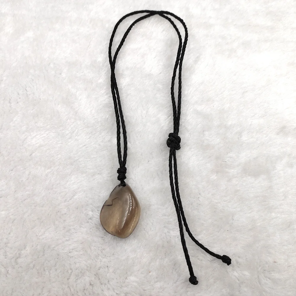 Natural Smoky Quartz Ornament Decoration Crystal Ornament Gem Stone Quartz Irregular Pendulum Reiki Chakra Suspension Crystal