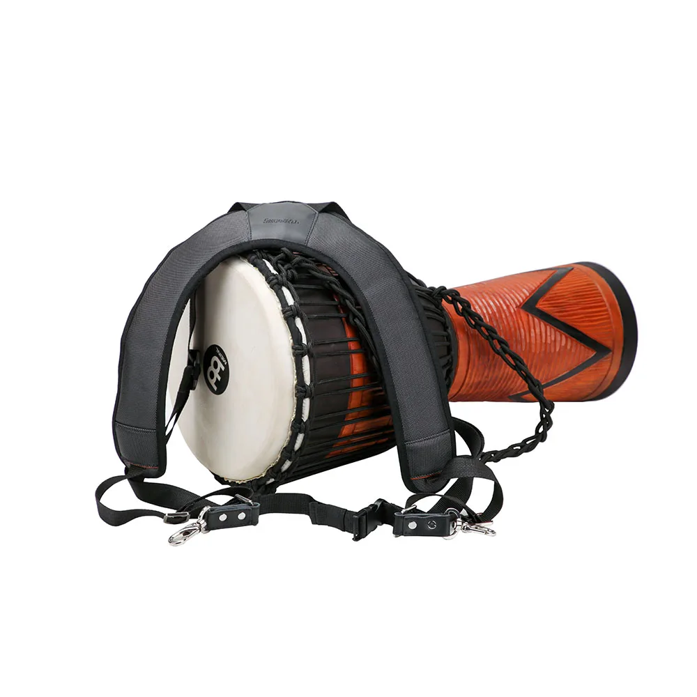 Percussion Djembe Strap with Quick Change Hook-Heavy Duty Nylon Adjustable Shoulder Padding Hand Drum Belt Accessories