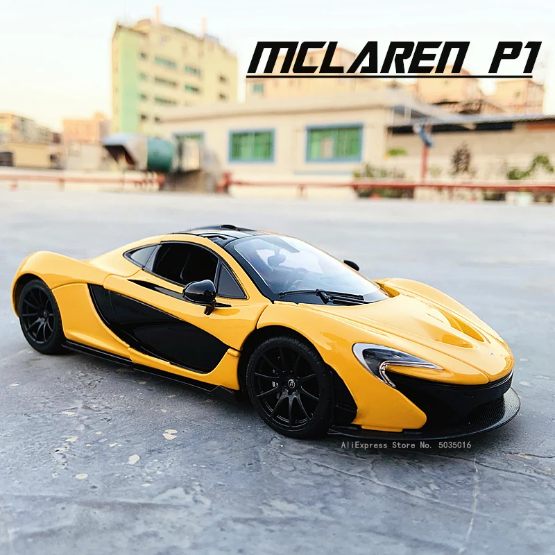 Rastar 1:24 McLaren P1 Static Simulation Diecast Alloy Model Car Toy collection Christmas gift models car