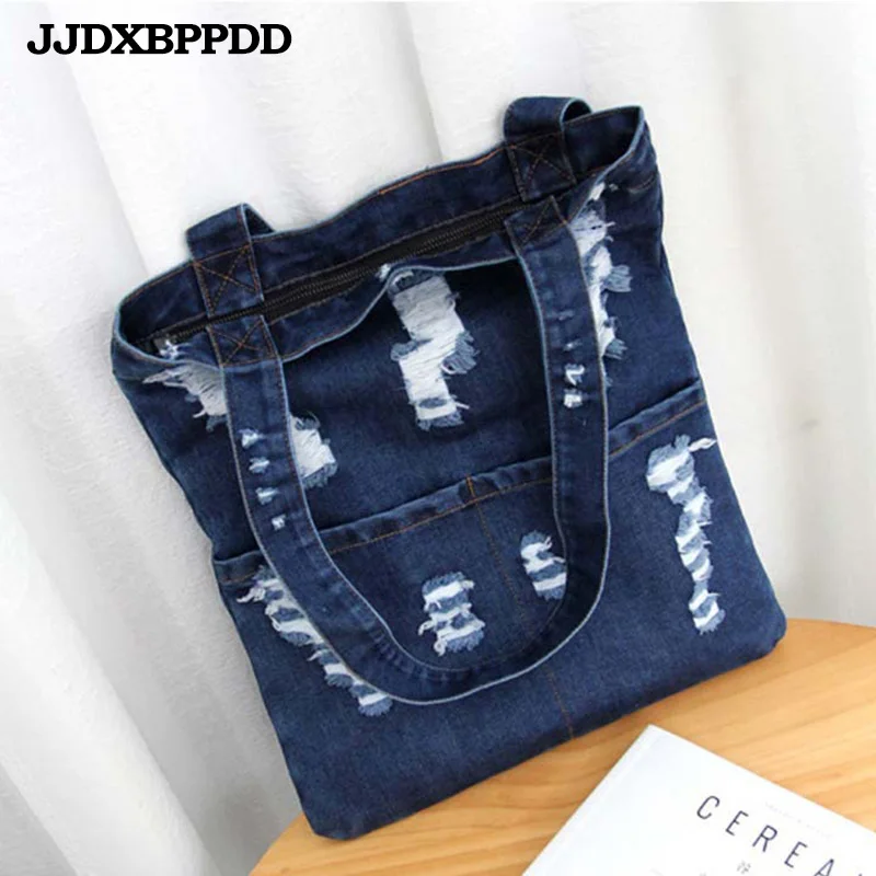 

2021 New Fashion Large Luxury Handbags Women Bag Designer Ladies Hand bags Big Purses Jeans BagTote Denim Shoulder Crossbody sac