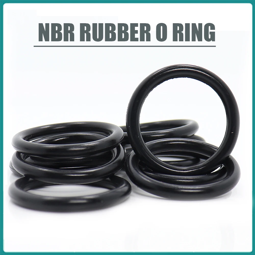 CS4mm NBR Rubber O RING OD 100/105/108/110/115/120/125/130*4 mm 20PCS O-Ring Nitrile Gasket seal Thickness 4mm ORing