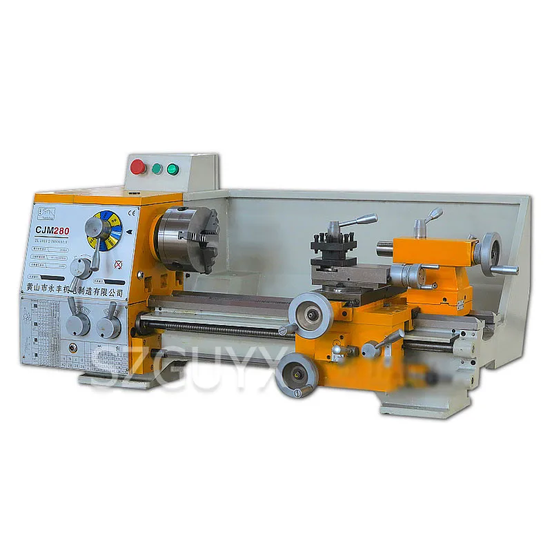 Desktop multifunctional variable speed lathe All metal gear household machine tools industry Woodworking metal machining tool