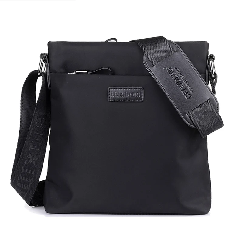 New Casual Waterproof Men\'s Shoulder Bag Headphone Hole Multifunctional High-quality Design Fashion Tavel Student Messenger Bag