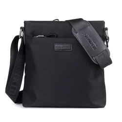 Novo casual à prova dwaterproof água bolsa de ombro masculino fone de ouvido buraco multifuncional design de alta qualidade moda tavel estudante saco do mensageiro