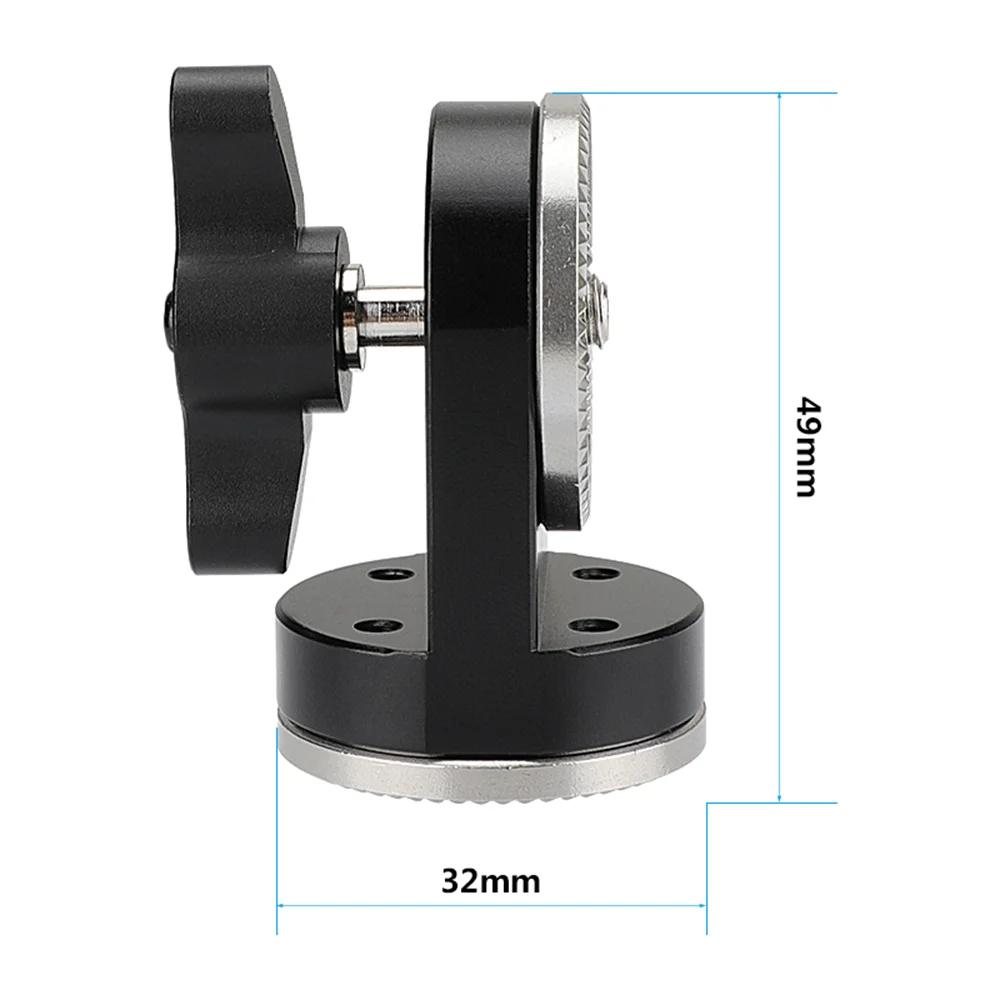 CAMVATE Vertical Double ARRI Rosette Mounts Extension Connector Adapter With M6 Thread Screw For DSLR Camera Shoulder Handle Rig