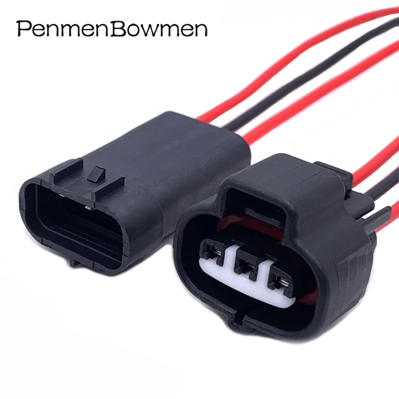 1 Zestaw 3-pinowych, wodoodpornych złączek elektrycznych do samochodów, wiązka przewodów do pomiaru ciśnienia w turbosprężarzu, numery katalogowe 6189-0099 90980-10841