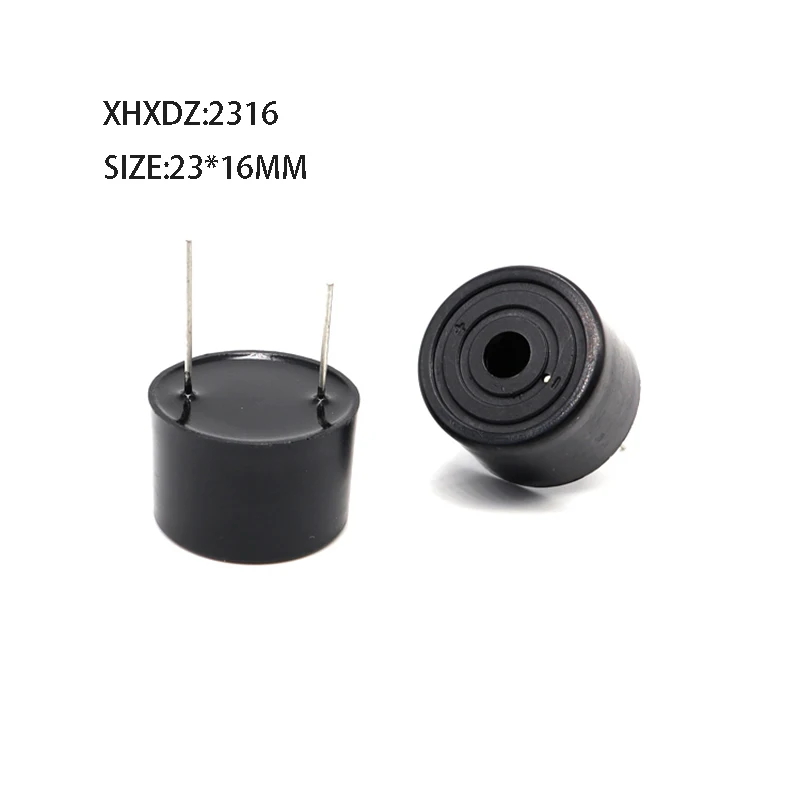 

50pcs 23*16MM active piezoelectric buzzer 2316 DC continuous sound DC3-24V high decibel alarm high temperature