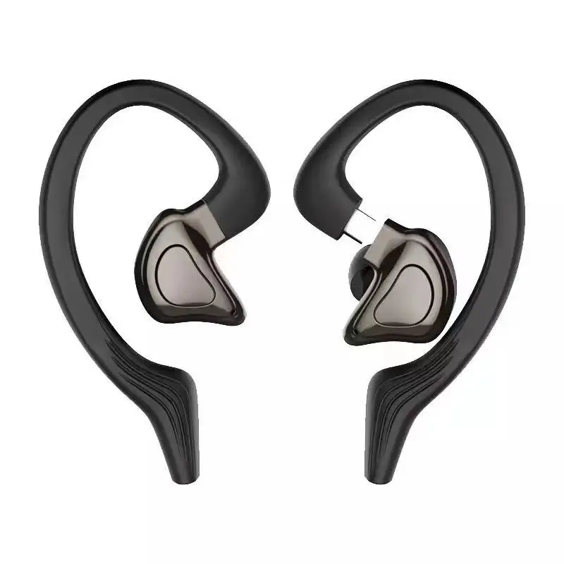 TWS Bluetooth Earphones With Microphones Sport Ear Hook LED Display Wireless Headphones HiFi Stereo Earbuds Waterproof Headsets