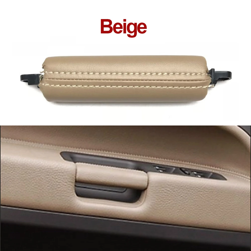 LHD RHD Quality Interior Driver Door Leather Pull Handle Replace For VW Volkswagen Touareg 2003 2004 2005 2006 2007 2008 2009