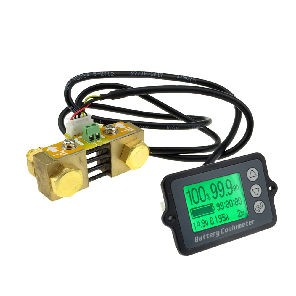 TK15 80V  50A 100A 350A Coulometer Digital Power Display Lithium Iron Phosphate Capacity Detector Battery Capacity Tester