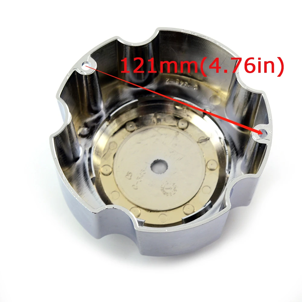 4pcs 139mm Wheel Center Caps Hub for Car Rims Chrome Silver Dust-Proof Cover Auto Styling