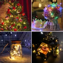 LED Silver Wire String Lights 2M 5M 10M #2