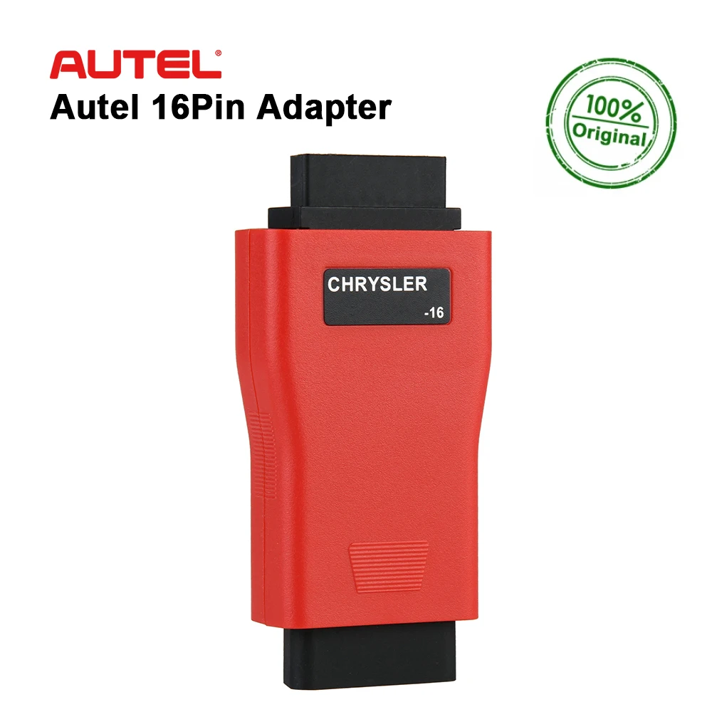 Autel 16Pin Adapter for Chrysler 16 Pin for Diagnostic Tool Maxisys PRO MS908P, MS906BT, DS808K, MK908, MK908P, Maxisys Elite