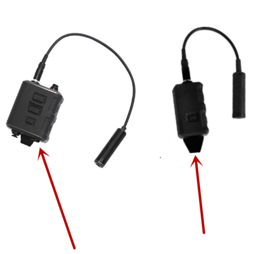 Per la cuffia avricolare tattica V20 V60 PTT di AMP di FCS collega l'adattatore del cavo, connettore KN6 Standard al TRI TCA/AN PRC152 PRC-148