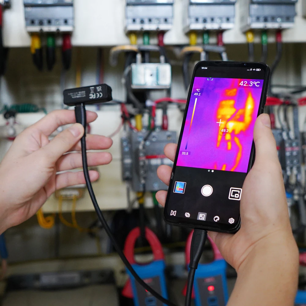 UNI-T UTI120/UTI260 Mobile Thermal Imager for Android Phone IP65 25Hz Industrial Inspection Heat Loss Detection Infrared Camera