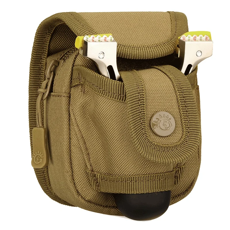 Outdoor Sports Steel Ball Package Nylon Slingshot Bag Back Waistbelt Bag Durable Without Deformation For Hunting Magzine Pouch