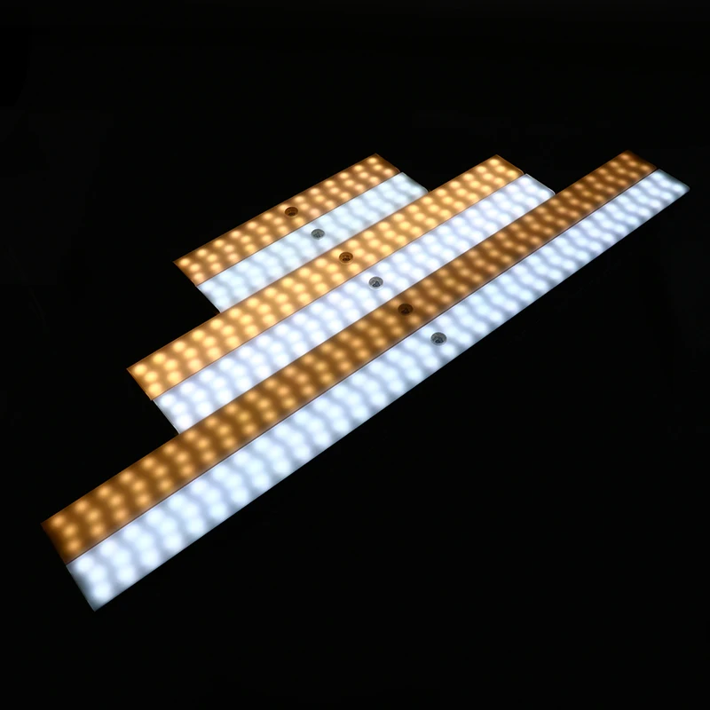 PIR Sensor de movimento Luz Wardrobe Lâmpada Cama Para Lâmpadas de Parede Interior Sob A Luz Do Armário Roupeiro Armário Da Cozinha Luz Da Noite LEVOU