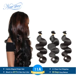 Tissage en lot indien vierge Body Wave 100% cheveux humains, Extension épaisse, non traités, nouvelle étoile, livraison gratuite, 3 lots